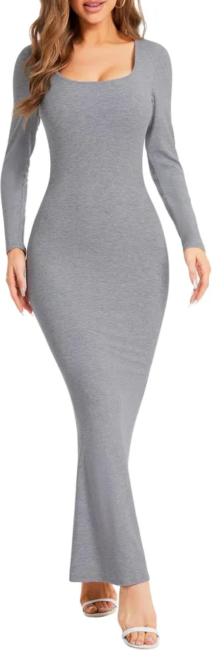 Women Bodycon Maxi Dresses Sleeveless Spaghetti Strap Long Elegant Tight Mermaid Dress