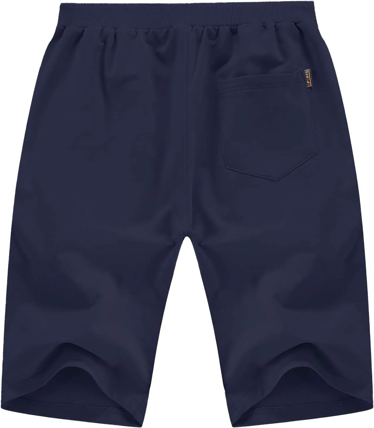 YTD Men's Shorts Casual Classic Fit Drawstring Summer Beach Shorts with Elastic Waist and Pockets
